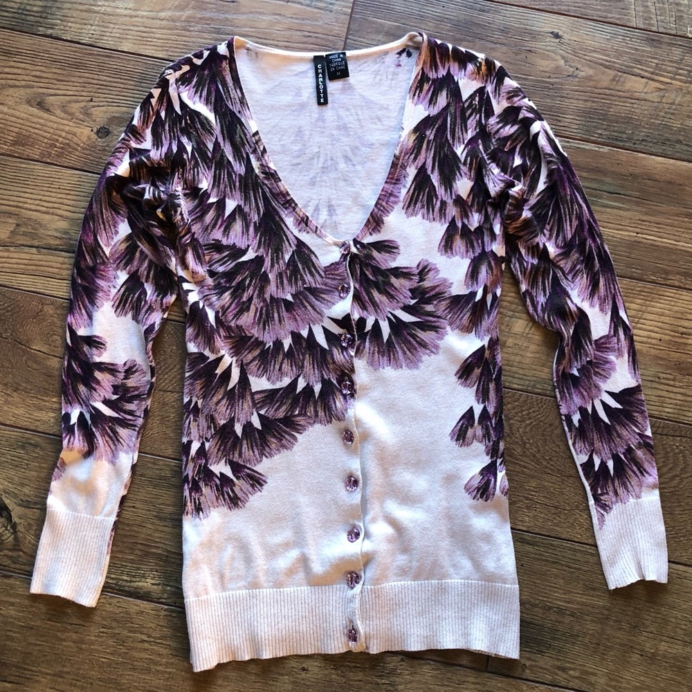 Anthropologie Charlotte Tarantola Elodie Lily Cardigan